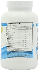 Carlson Labs Very Finest Liquid Fish Oil review nordic naturals ingredient label