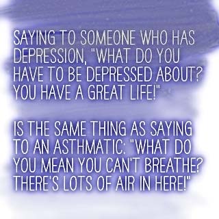 situational depression like asthma